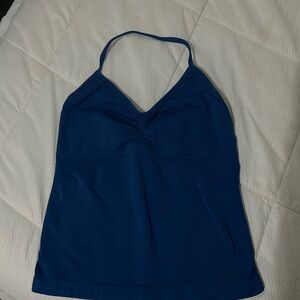 Blue Halter Top